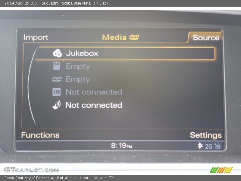 Scuba Blue Metallic / Black 2014 Audi Q5 3.0 TFSI quattro