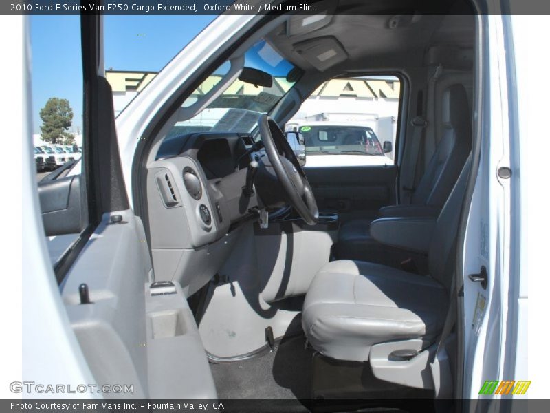 Oxford White / Medium Flint 2010 Ford E Series Van E250 Cargo Extended