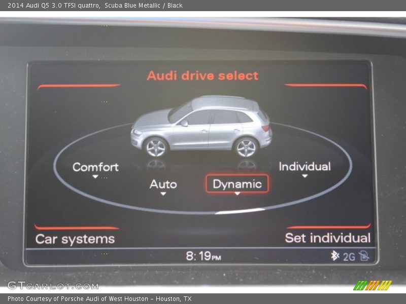 Scuba Blue Metallic / Black 2014 Audi Q5 3.0 TFSI quattro