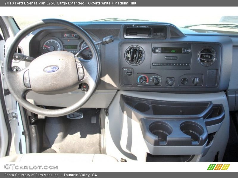 Oxford White / Medium Flint 2010 Ford E Series Van E250 Cargo Extended