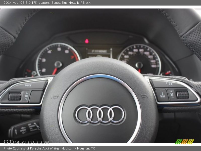 Scuba Blue Metallic / Black 2014 Audi Q5 3.0 TFSI quattro