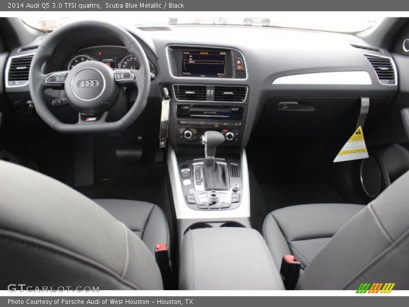 Scuba Blue Metallic / Black 2014 Audi Q5 3.0 TFSI quattro