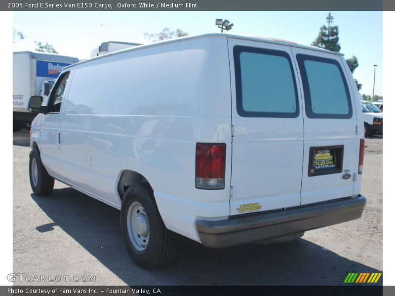 Oxford White / Medium Flint 2005 Ford E Series Van E150 Cargo