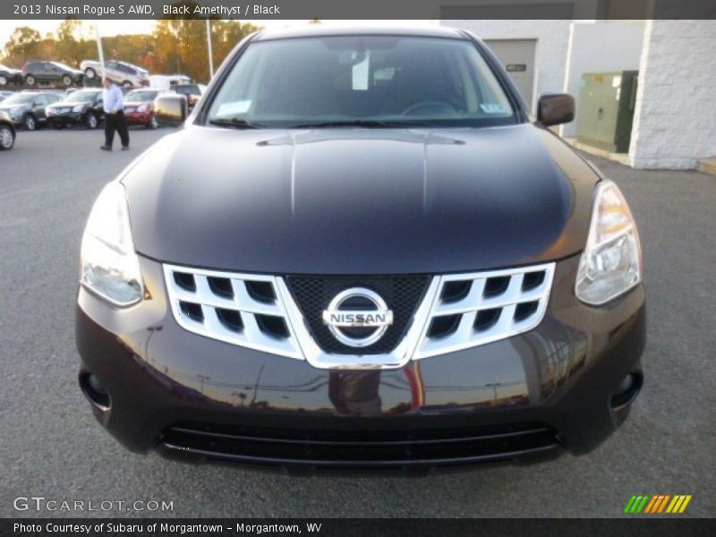 Black Amethyst / Black 2013 Nissan Rogue S AWD