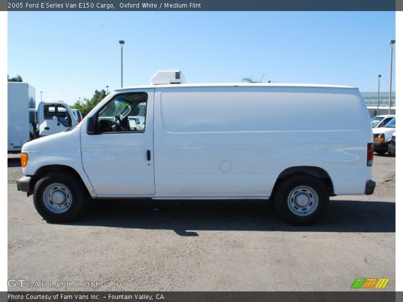 Oxford White / Medium Flint 2005 Ford E Series Van E150 Cargo