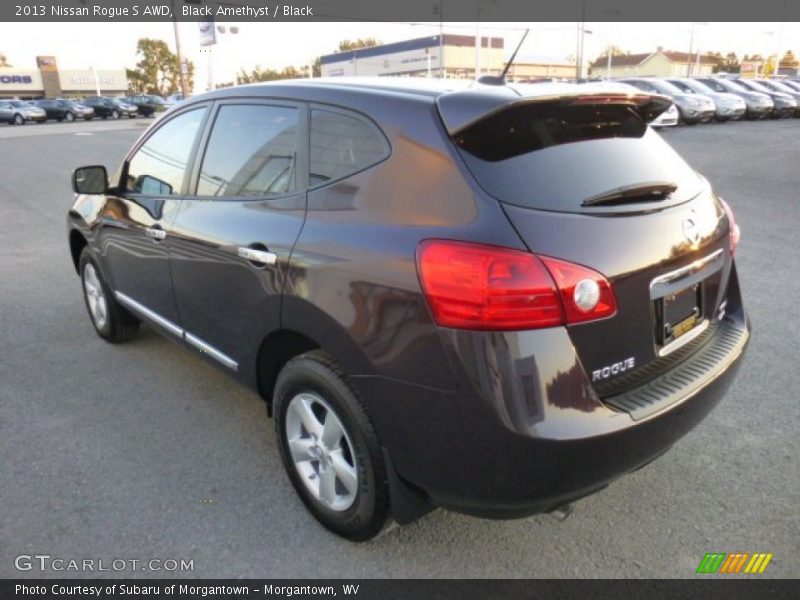 Black Amethyst / Black 2013 Nissan Rogue S AWD