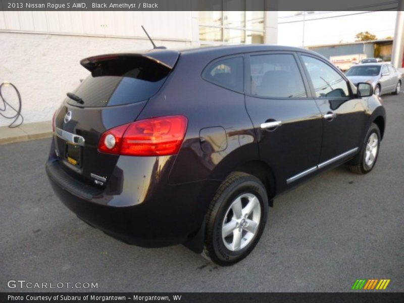 Black Amethyst / Black 2013 Nissan Rogue S AWD