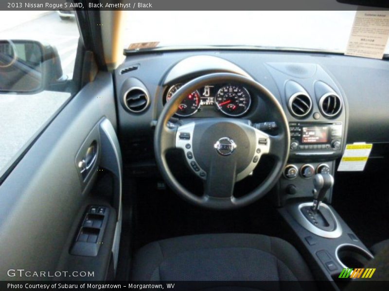 Black Amethyst / Black 2013 Nissan Rogue S AWD