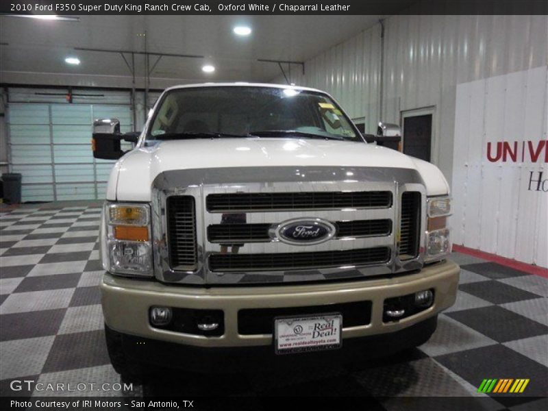 Oxford White / Chaparral Leather 2010 Ford F350 Super Duty King Ranch Crew Cab
