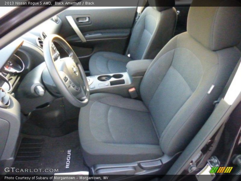Black Amethyst / Black 2013 Nissan Rogue S AWD