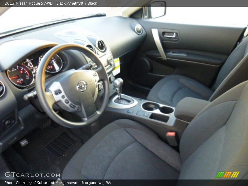 Black Amethyst / Black 2013 Nissan Rogue S AWD