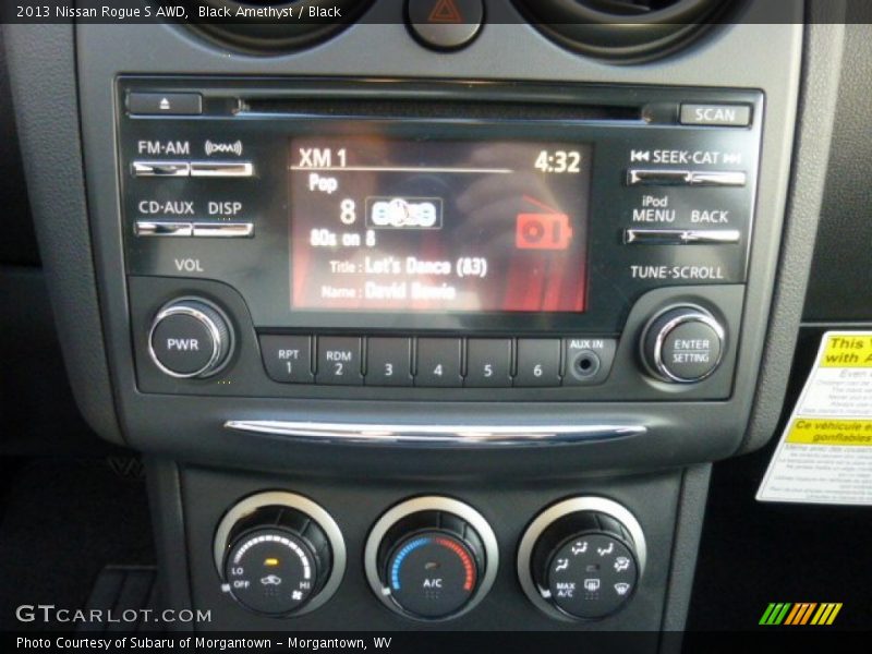 Black Amethyst / Black 2013 Nissan Rogue S AWD