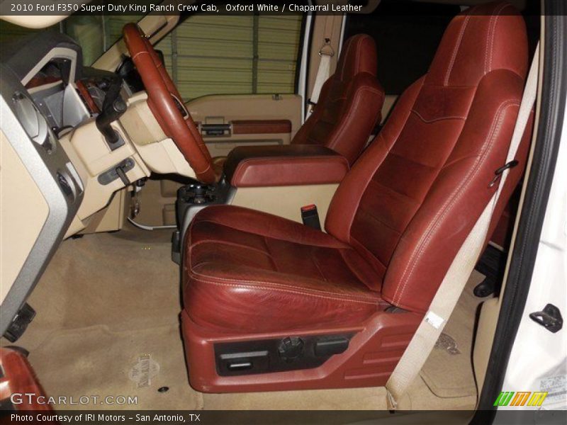 Oxford White / Chaparral Leather 2010 Ford F350 Super Duty King Ranch Crew Cab