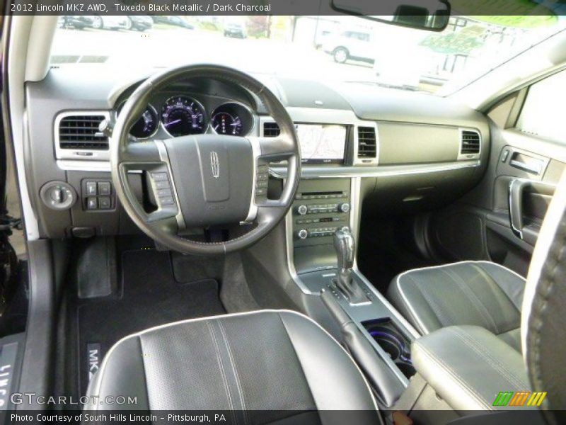 Tuxedo Black Metallic / Dark Charcoal 2012 Lincoln MKZ AWD