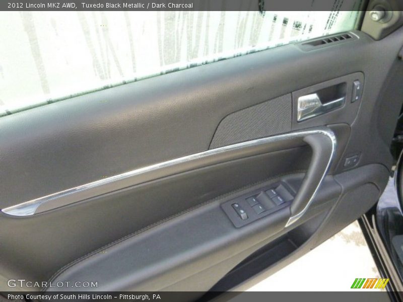 Tuxedo Black Metallic / Dark Charcoal 2012 Lincoln MKZ AWD
