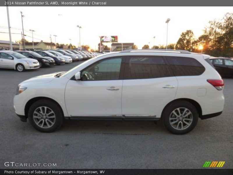 Moonlight White / Charcoal 2014 Nissan Pathfinder SL AWD