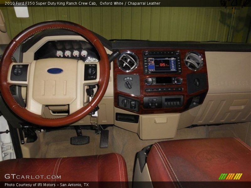 Oxford White / Chaparral Leather 2010 Ford F350 Super Duty King Ranch Crew Cab