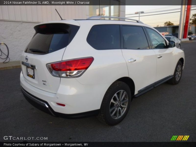 Moonlight White / Charcoal 2014 Nissan Pathfinder SL AWD