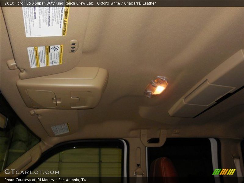 Oxford White / Chaparral Leather 2010 Ford F350 Super Duty King Ranch Crew Cab