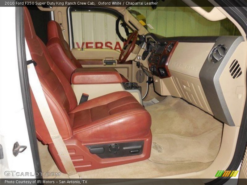 Oxford White / Chaparral Leather 2010 Ford F350 Super Duty King Ranch Crew Cab