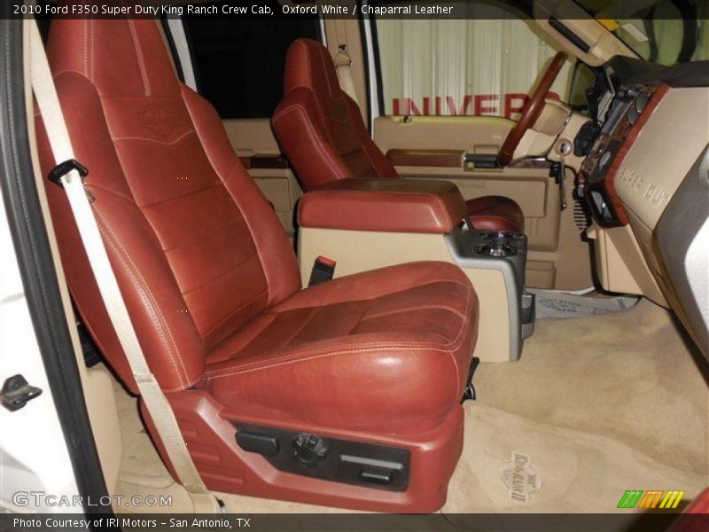 Oxford White / Chaparral Leather 2010 Ford F350 Super Duty King Ranch Crew Cab