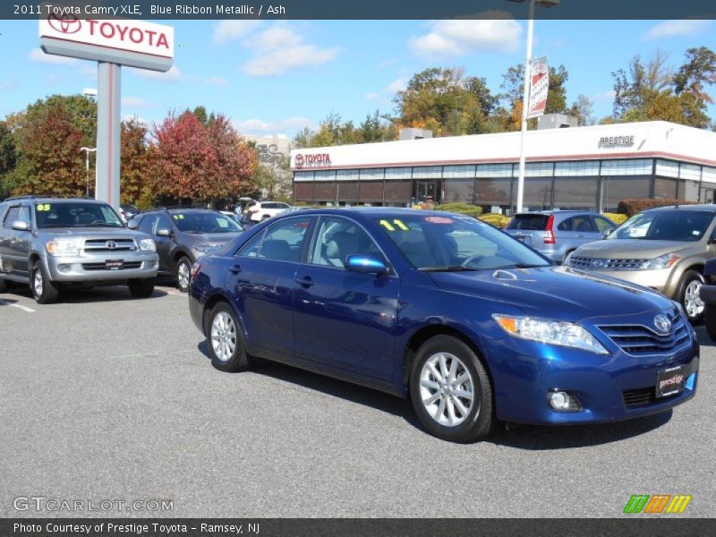 Blue Ribbon Metallic / Ash 2011 Toyota Camry XLE