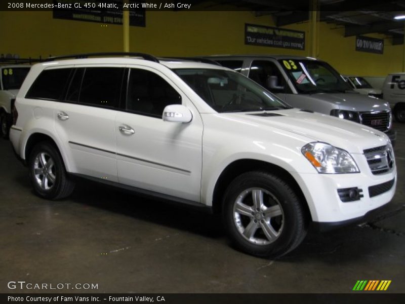 Arctic White / Ash Grey 2008 Mercedes-Benz GL 450 4Matic