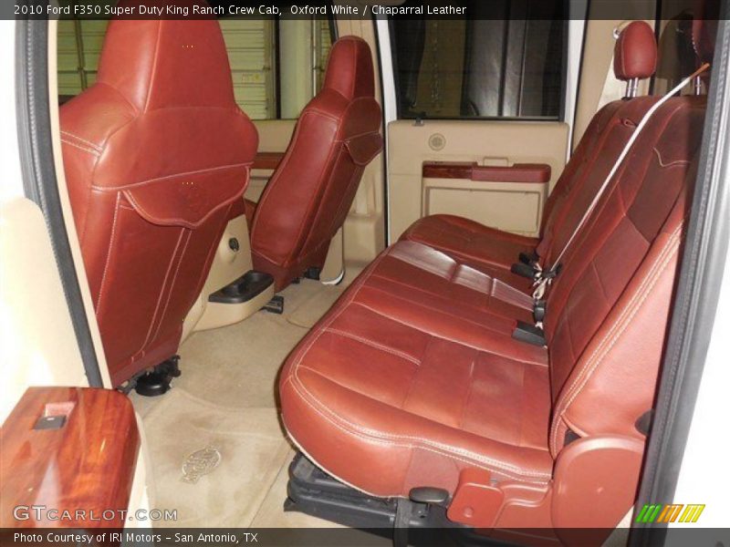 Oxford White / Chaparral Leather 2010 Ford F350 Super Duty King Ranch Crew Cab