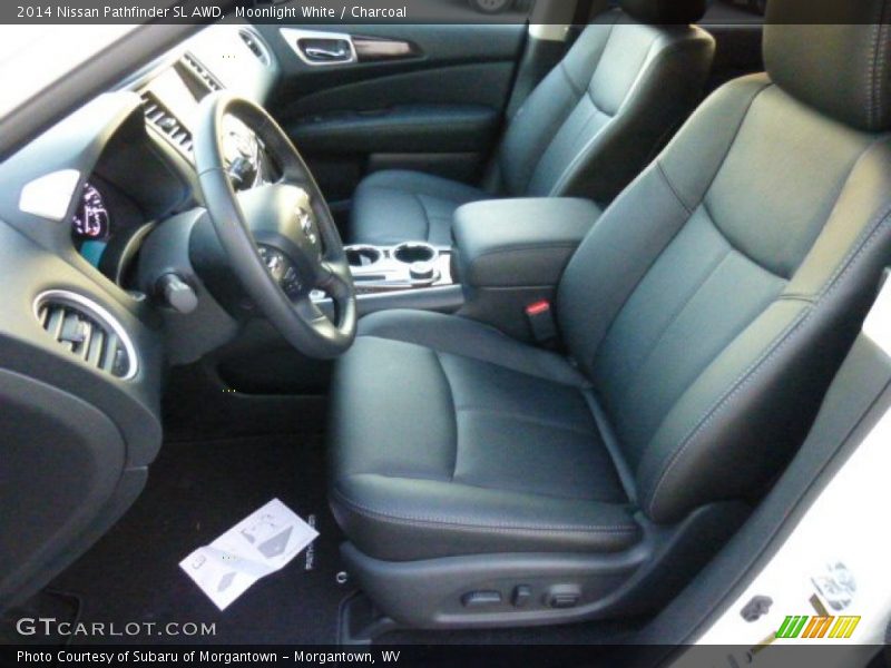 Moonlight White / Charcoal 2014 Nissan Pathfinder SL AWD