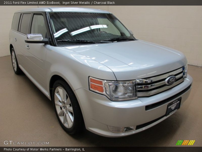 Ingot Silver Metallic / Charcoal Black 2011 Ford Flex Limited AWD EcoBoost