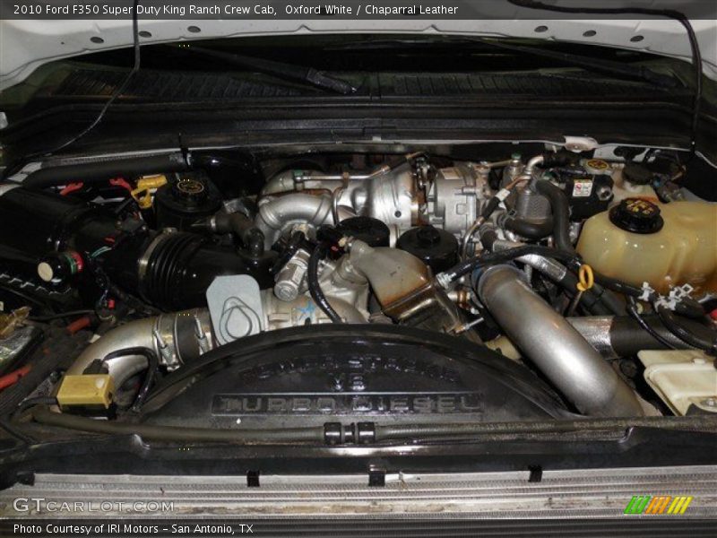 Oxford White / Chaparral Leather 2010 Ford F350 Super Duty King Ranch Crew Cab