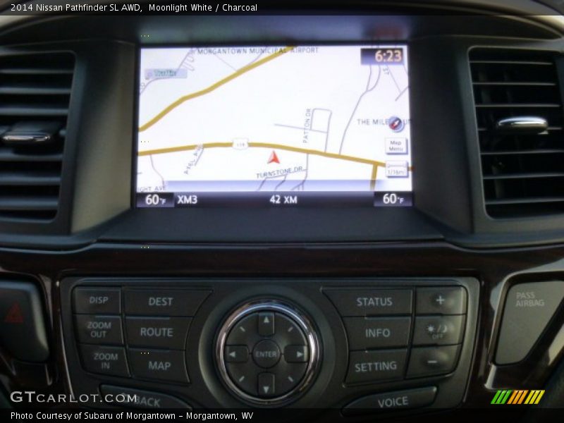 Moonlight White / Charcoal 2014 Nissan Pathfinder SL AWD