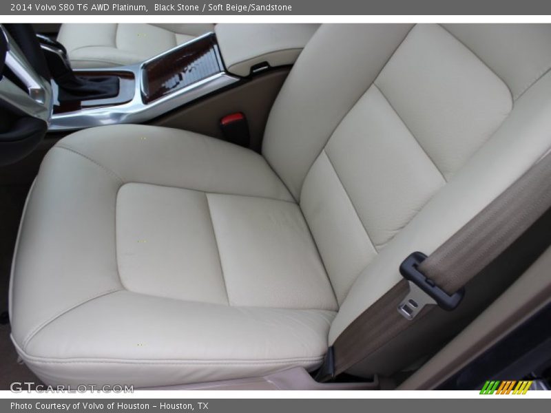 Black Stone / Soft Beige/Sandstone 2014 Volvo S80 T6 AWD Platinum