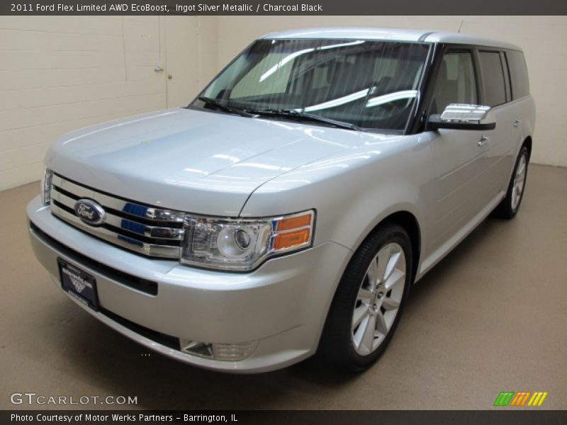 Ingot Silver Metallic / Charcoal Black 2011 Ford Flex Limited AWD EcoBoost