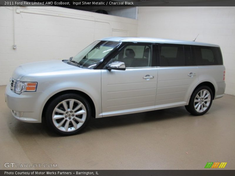 Ingot Silver Metallic / Charcoal Black 2011 Ford Flex Limited AWD EcoBoost