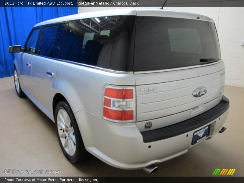 Ingot Silver Metallic / Charcoal Black 2011 Ford Flex Limited AWD EcoBoost