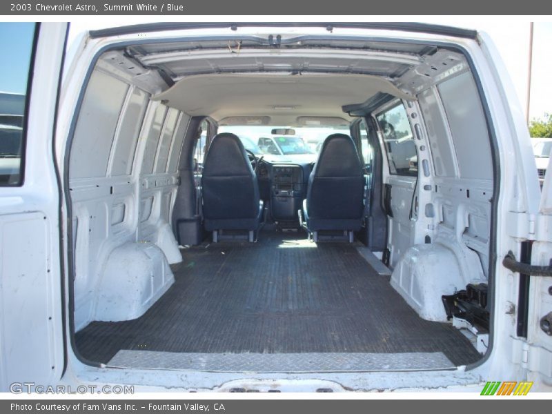 Summit White / Blue 2003 Chevrolet Astro