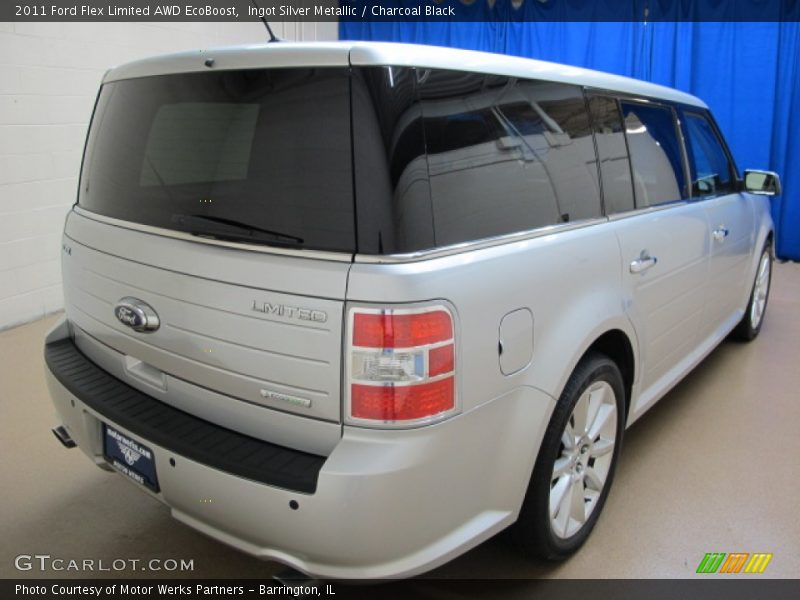 Ingot Silver Metallic / Charcoal Black 2011 Ford Flex Limited AWD EcoBoost