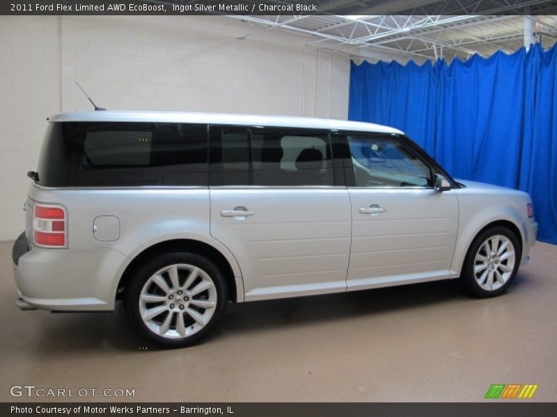 Ingot Silver Metallic / Charcoal Black 2011 Ford Flex Limited AWD EcoBoost