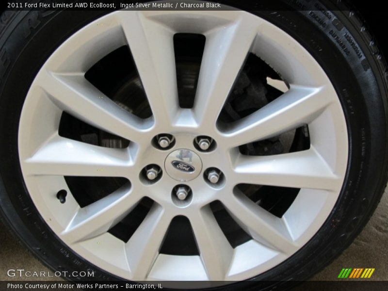 Ingot Silver Metallic / Charcoal Black 2011 Ford Flex Limited AWD EcoBoost