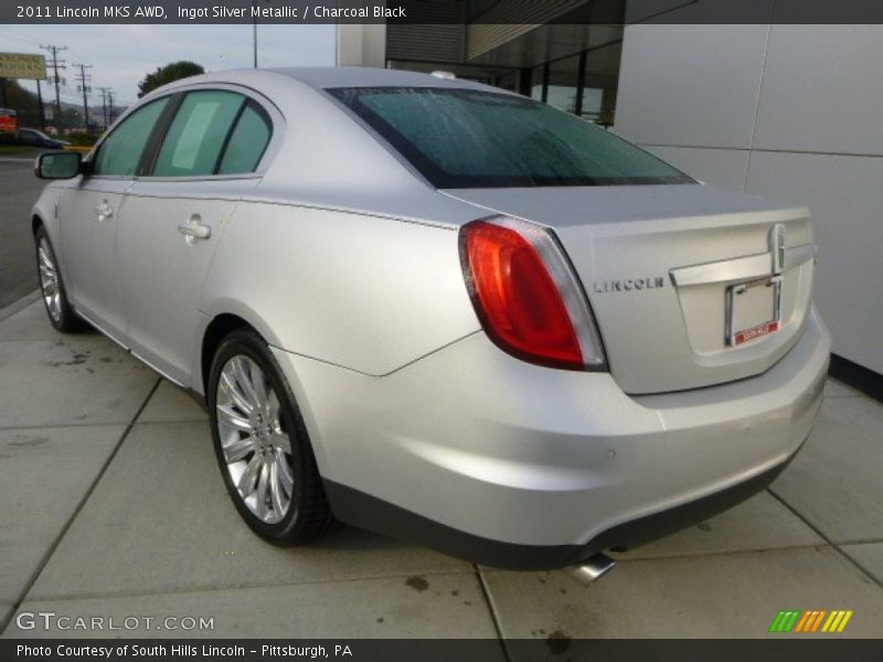 Ingot Silver Metallic / Charcoal Black 2011 Lincoln MKS AWD