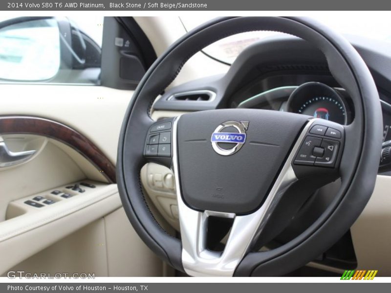  2014 S80 T6 AWD Platinum Steering Wheel