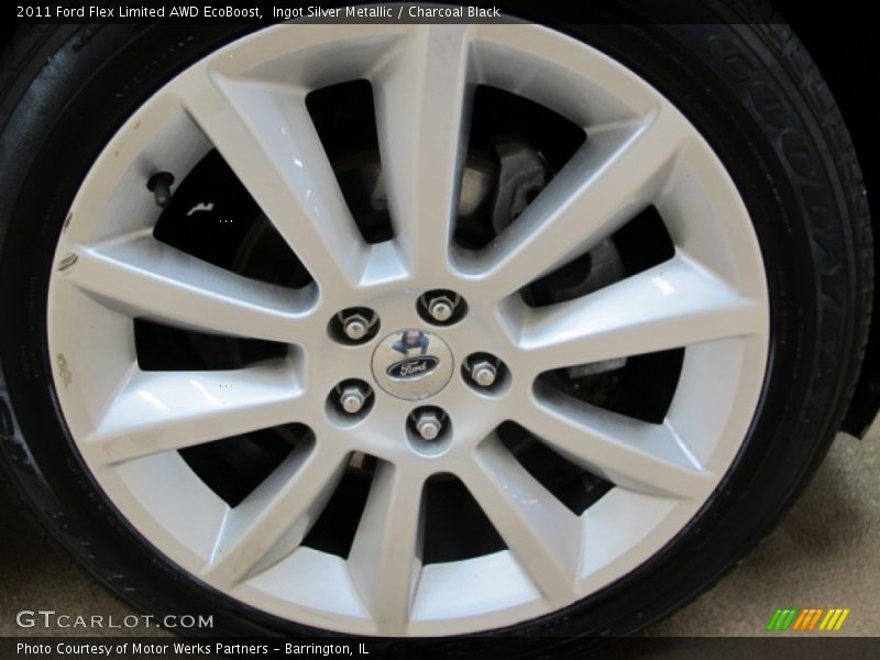Ingot Silver Metallic / Charcoal Black 2011 Ford Flex Limited AWD EcoBoost