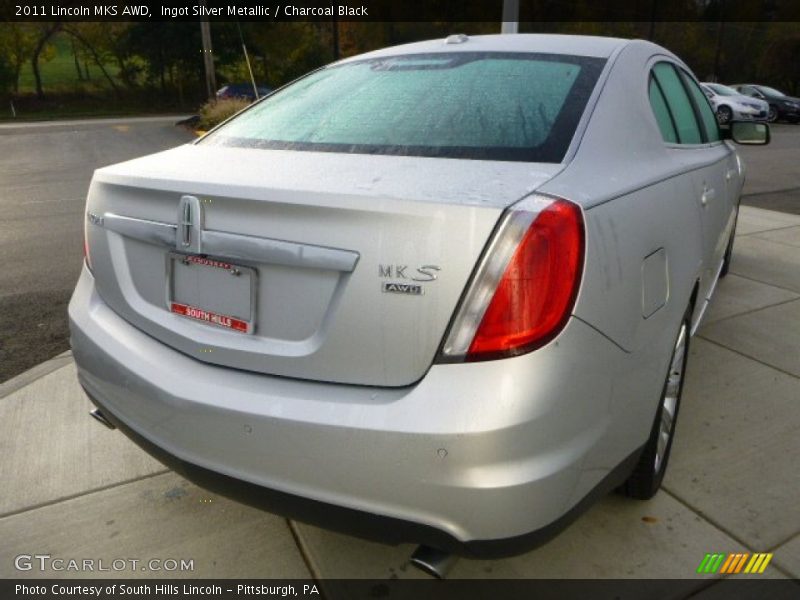 Ingot Silver Metallic / Charcoal Black 2011 Lincoln MKS AWD
