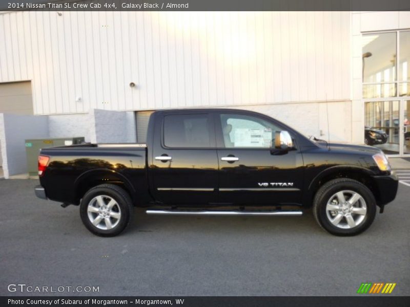 Galaxy Black / Almond 2014 Nissan Titan SL Crew Cab 4x4