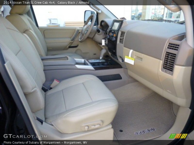 Galaxy Black / Almond 2014 Nissan Titan SL Crew Cab 4x4
