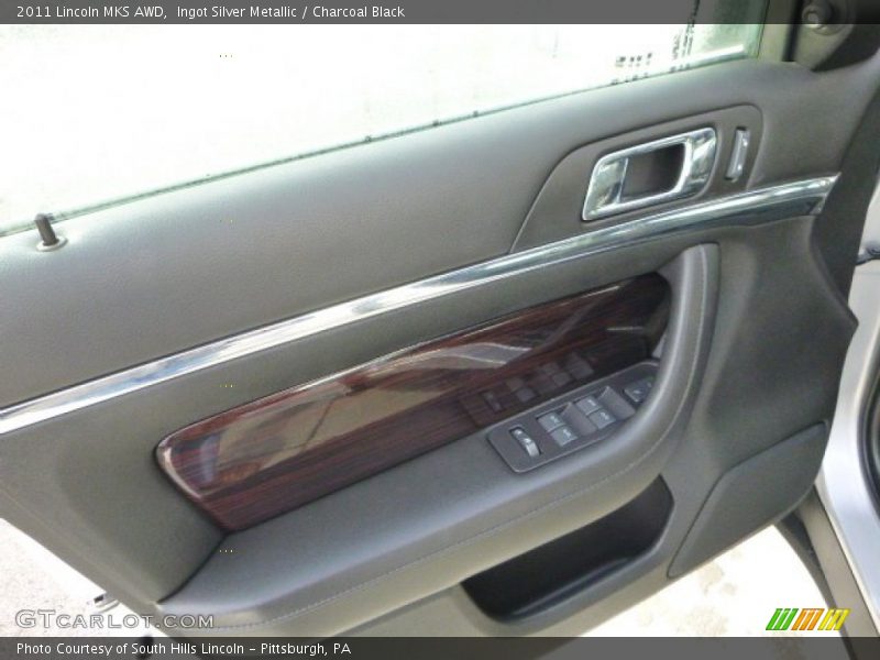 Ingot Silver Metallic / Charcoal Black 2011 Lincoln MKS AWD