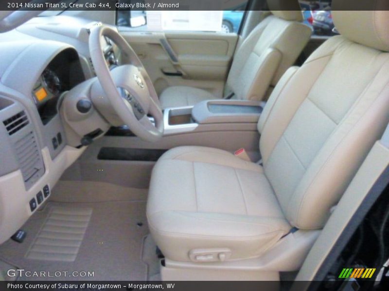 Galaxy Black / Almond 2014 Nissan Titan SL Crew Cab 4x4