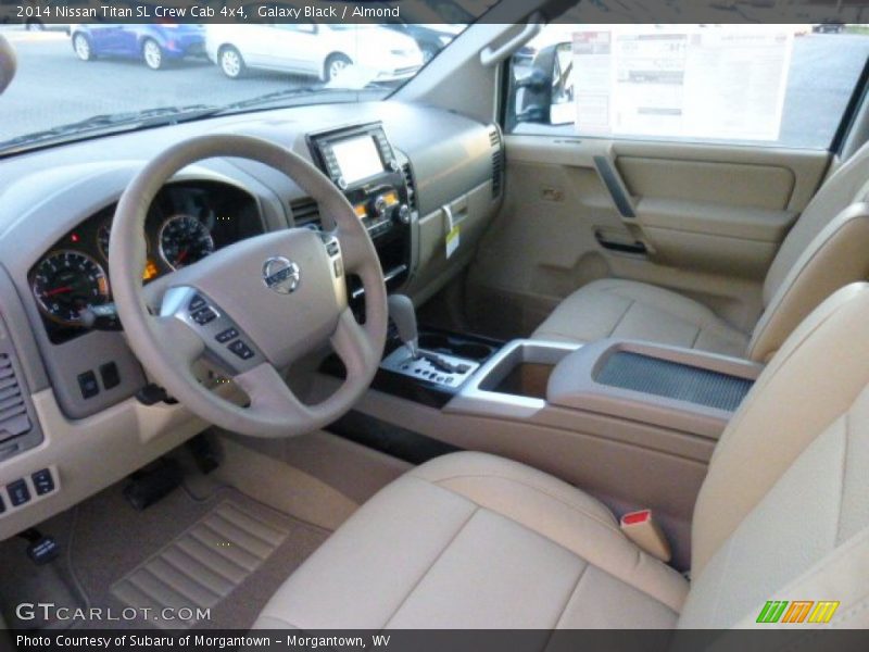 Galaxy Black / Almond 2014 Nissan Titan SL Crew Cab 4x4