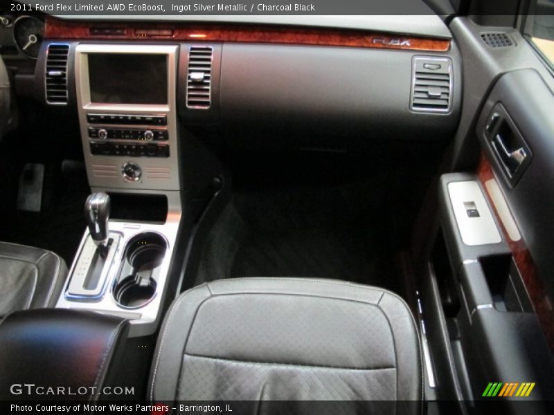 Ingot Silver Metallic / Charcoal Black 2011 Ford Flex Limited AWD EcoBoost